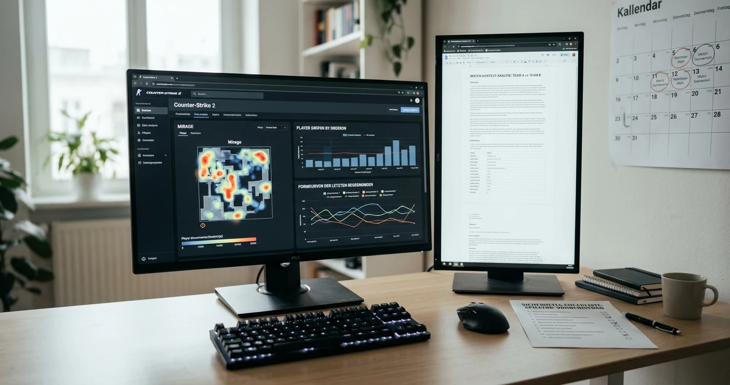 CS2-Analyse-Dashboard: Karten, Formkurven und Match-Kontext richtig lesen – Bild 4: thematischer visueller Kontext ohne Werbeelemente