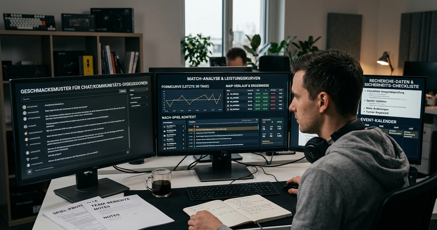CS2-Analyse-Dashboard: Karten, Formkurven und Match-Kontext richtig lesen – Bild 5: thematischer visueller Kontext ohne Werbeelemente
