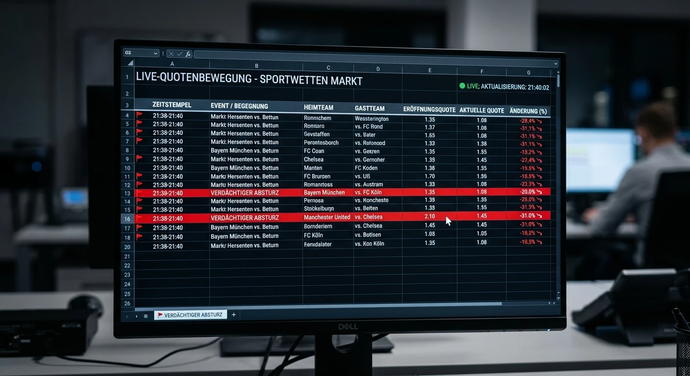 Quoten-Indikatoren für mögliche Match-Manipulation bei eSports-Wetten erkennen