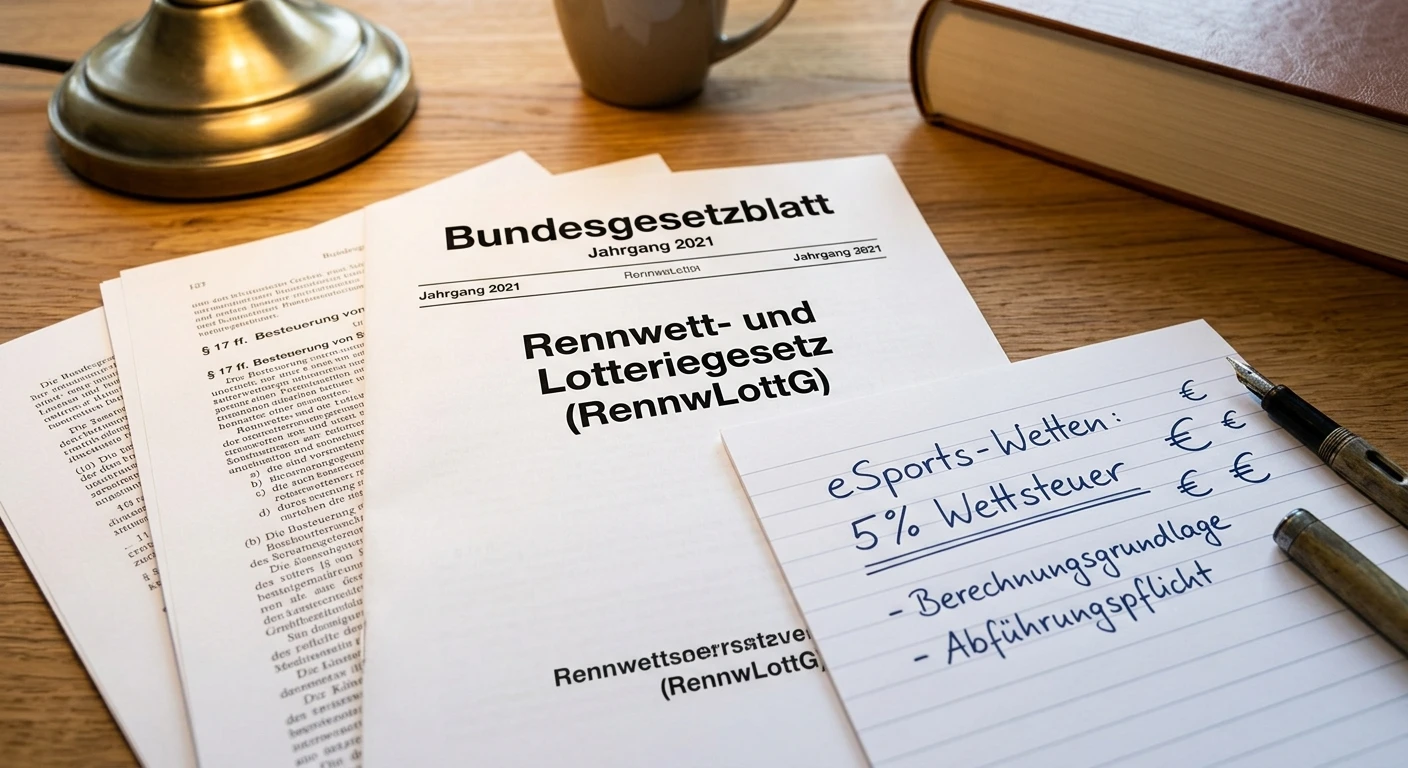 Wettsteuer Deutschland 5 Prozent auf Sportwetten-Einsätze – gesetzliche Grundlage erklärt