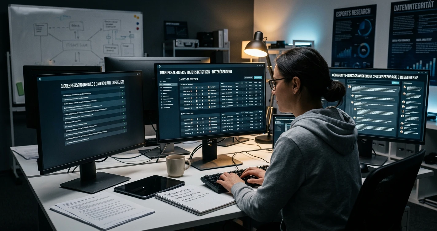 Internationale eSports-Datenportale: Turnierkalender und Matchstatistiken – Bild 2: thematischer visueller Kontext ohne Werbeelemente
