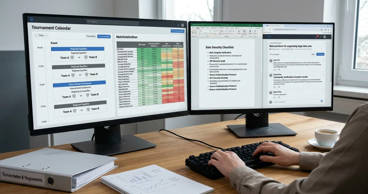 Internationale eSports-Datenportale: Turnierkalender und Matchstatistiken – Bild 6: thematischer visueller Kontext ohne Werbeelemente
