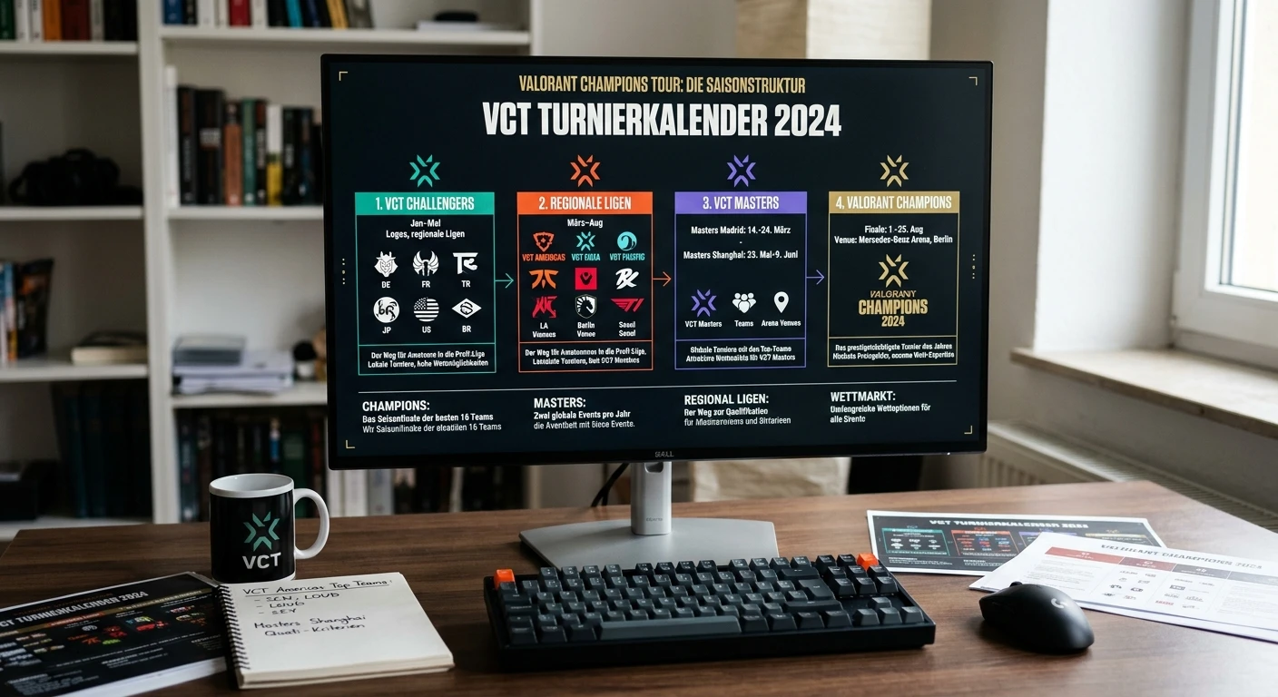 VCT Turnierkalender Valorant 2026 – VCT Masters, Champions und regionale Leagues als wichtigste Events für Valorant Wetter
