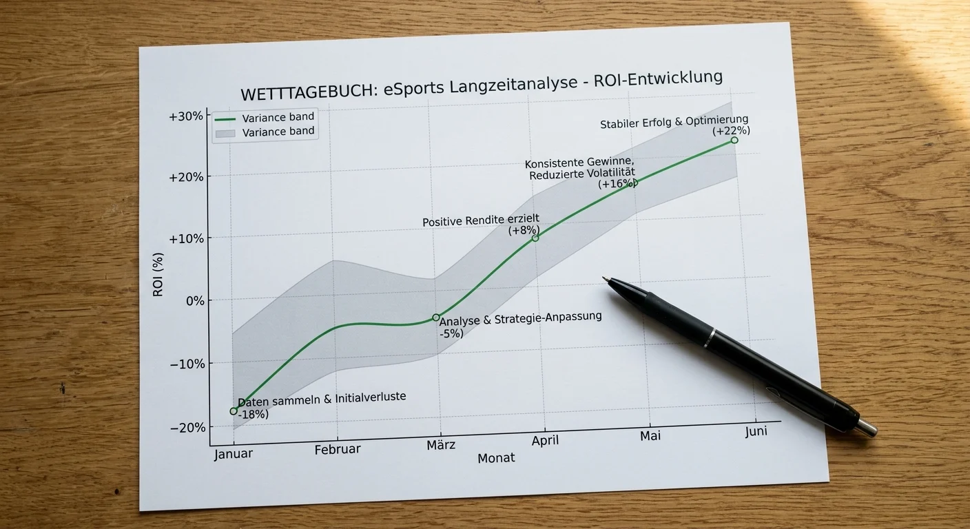 Langzeitanalyse im eSports-Wetttagebuch – Lernkurve und nachhaltige Verbesserung der Ergebnisse